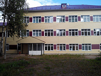 Входная группа Балезинская больница.  Азина,  17